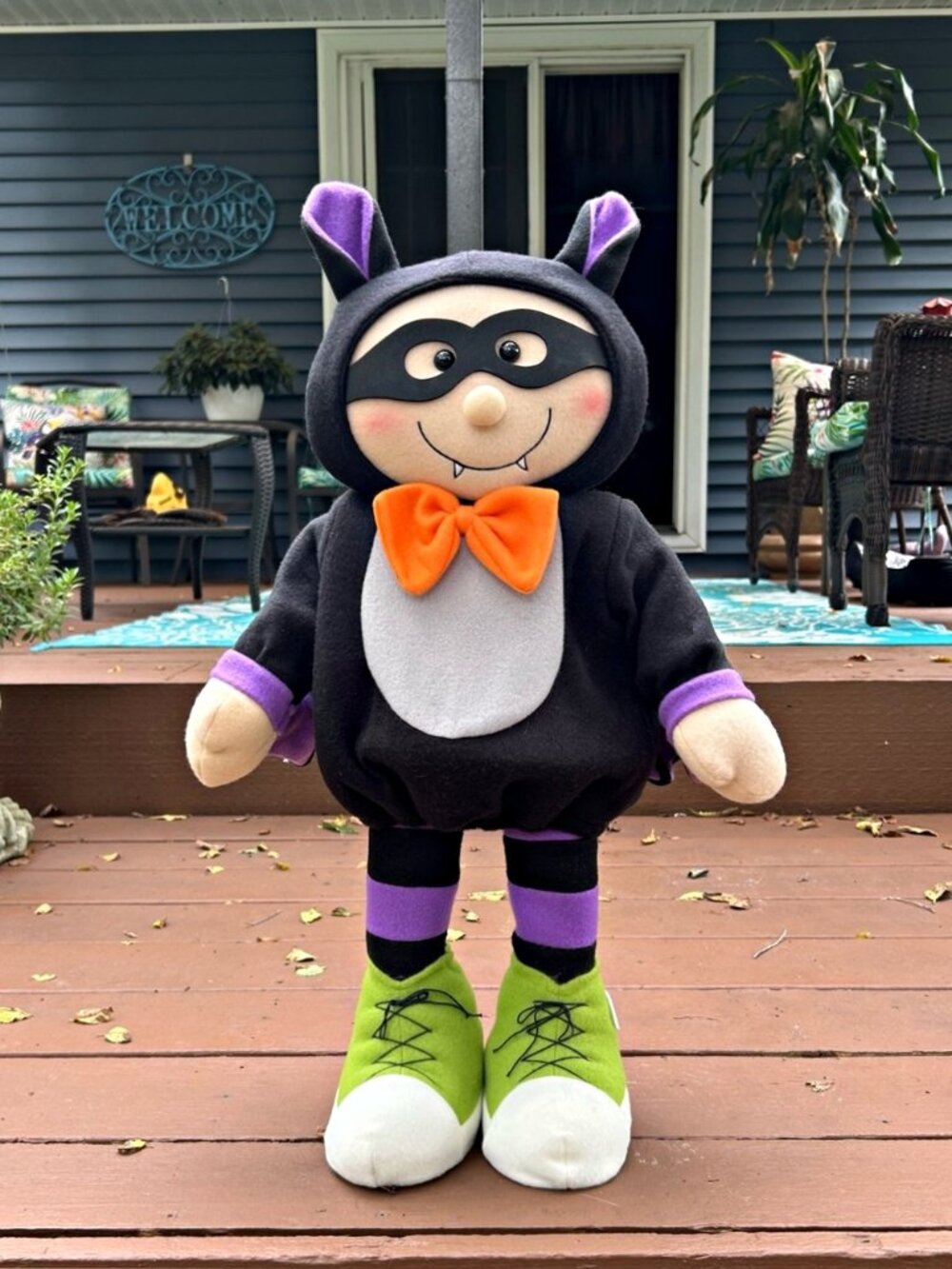 Prima Creations 26” Bat Costume Boy Trick or Treater Halloween Porch Greeter